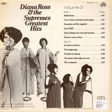 The Supremes - Greatest Hits Volume 3