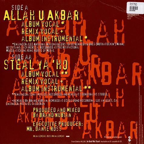 Brand Nubian - Allah U Akbar