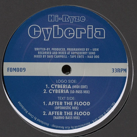 Hi-Ryze - Cyberia / After The Flood