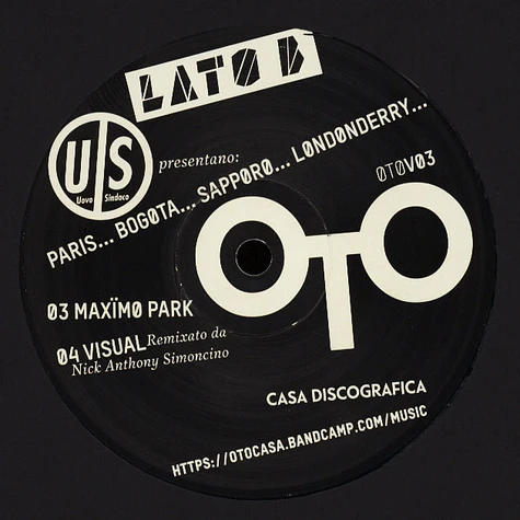 U/S (Uovo Sindaco) - Paris... Bogota... Sapporo... Londonderry... Basic Edition