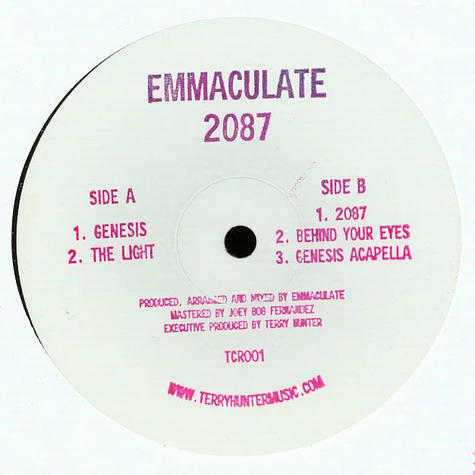 DJ Emmaculate - 2087.0