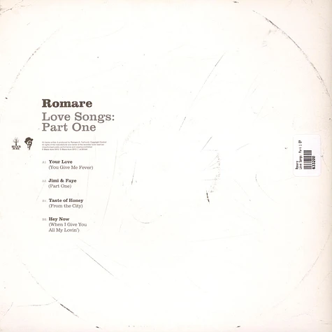 Romare - Love Songs: Part One