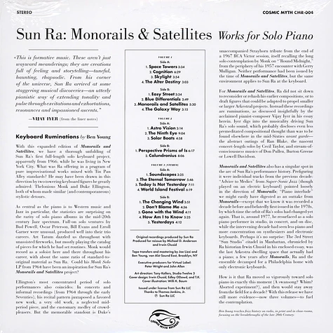 Sun Ra - Monorails And Satellites Volumes 1-3