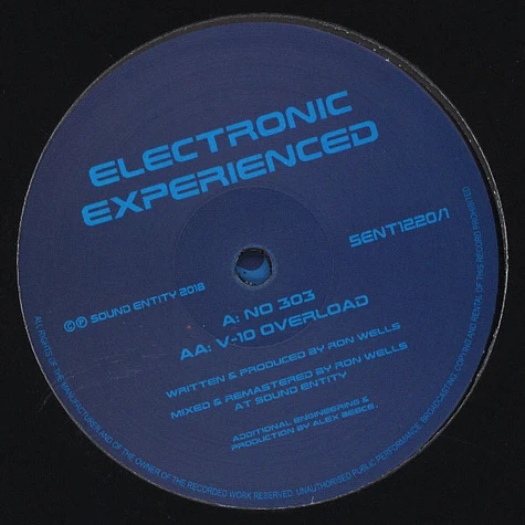 Electronic Experienced (Ron Wells) - V-10 Overload / No. 303 / LQ