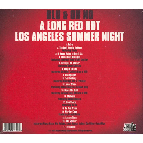 Blu & Oh No - A Long Red Hot Los Angeles Summer Night