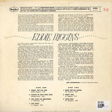 Eddie Higgins - Eddie Higgins