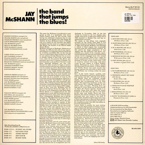 Jay McShann - The Band That Jumps The Blues!