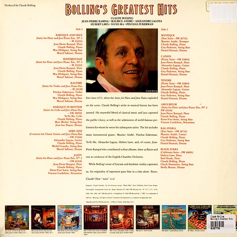 Claude Bolling - Bolling's Greatest Hits