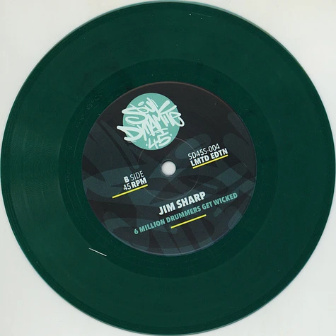 Jim Sharp - The Man / 6 Million Drummers Get Wicked Dark Green Vinyl Edition