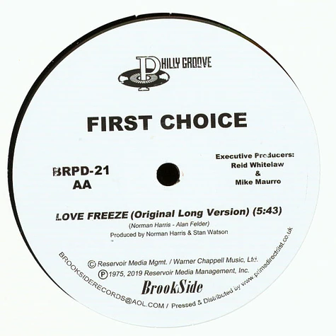 First Choice - Love Freeze DJ Spinna Re-Freak