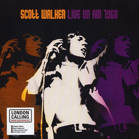 Scott Walker - Live On Air 1968 Limited Purple Vinyl Edition