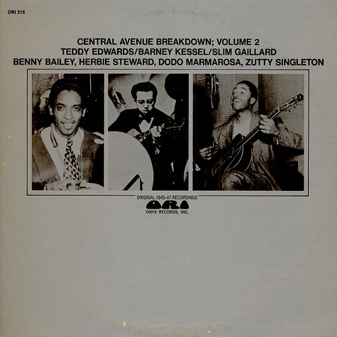 Teddy Edwards / Barney Kessel / Slim Gaillard - Central Avenue Breakdown, Volume 2