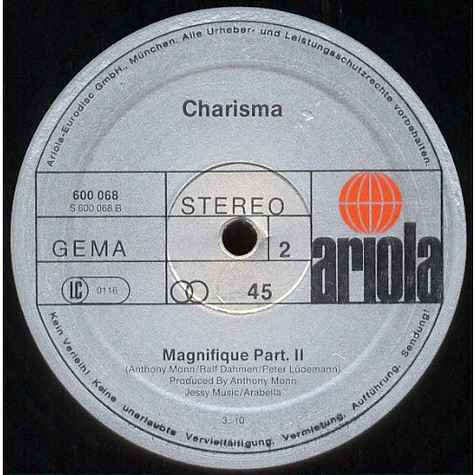 Charisma - Magnifique (Part 1 & 2)