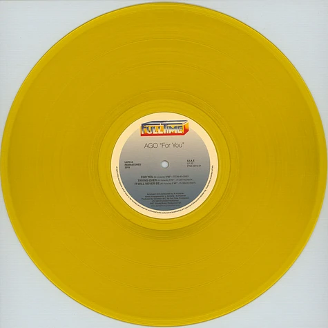 Ago - For You 2019 Remastered Transparent Yellow Vinyl Edition