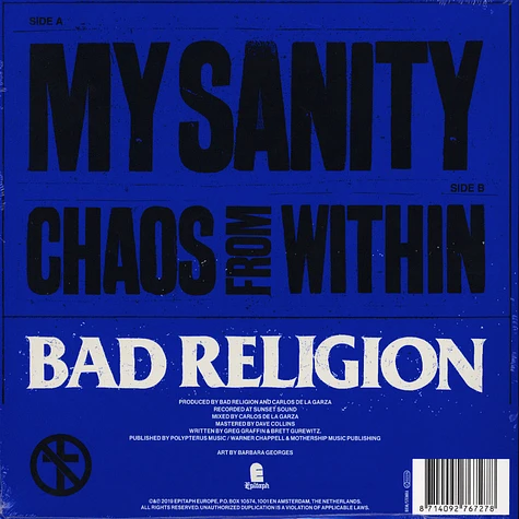 Bad Religion - My Sanity Record Store Day 2019 Edition