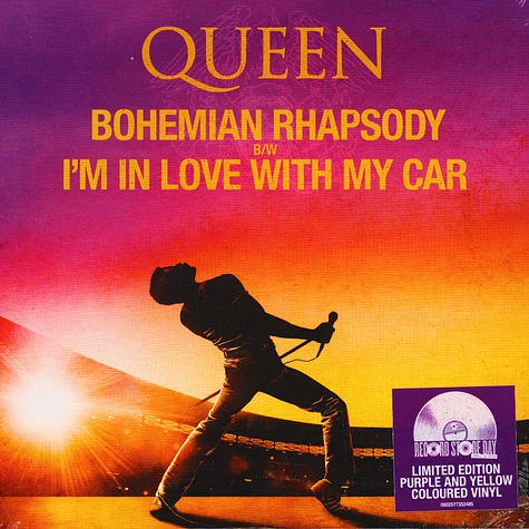 Queen - Bohemian Rhapsody / I'm In Love With My Car (Remastered 2011) Colored Vinyl Record Store Day 2019 Edition