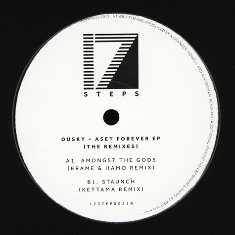 Dusky - Aset Forever EP Brame & Hamo And Kettama Remixes Record Store Day 2019 Edition