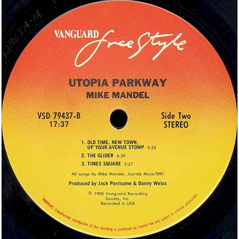 Mike Mandel - Utopia Parkway