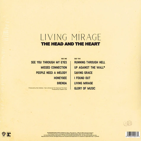 Head And The Heart, The - Living Mirage