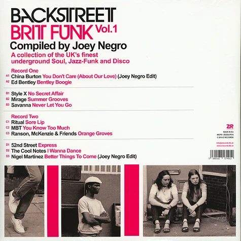 Joey Negro Presents - Backstreet Brit Funk Volume 1