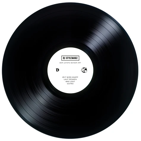 DJ Stylewarz - Der Letzte Seiner Art Black Vinyl Edition