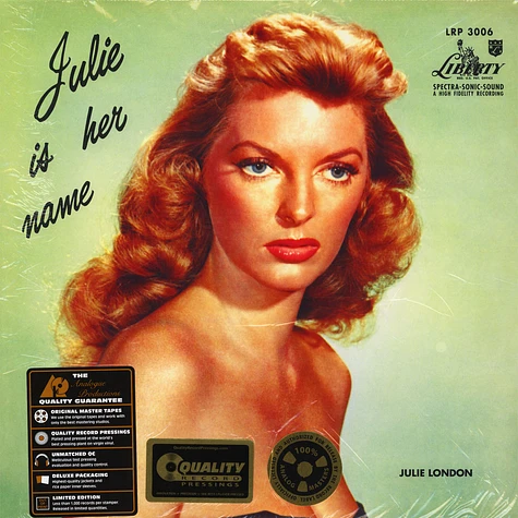 Julie London - Julie Is Her Name 200g, 45 Rmp Vinyl Edition