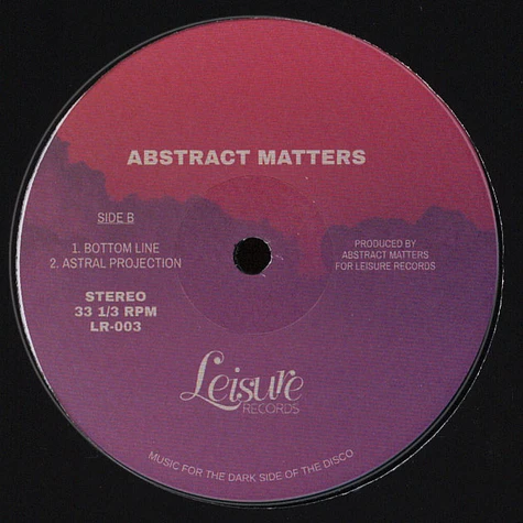 Abstract Matters - Slow Down