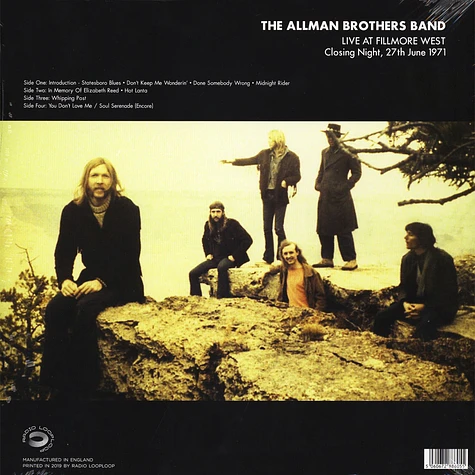 Allman Brothers Band - Fillmore Closing Night 1971