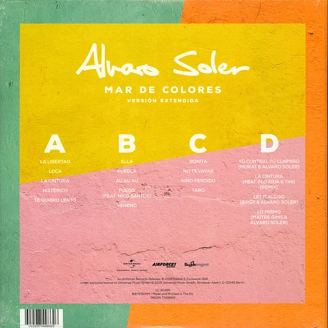 Alvaro Soler - Mar De Colores (Version Extendida)