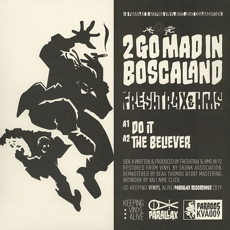 Freshtrax & Hms - 2 Go Mad In Boscaland / Man Called Doom