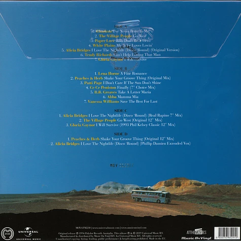 V.A. - OST Adventures Of Priscilla: Queen Of The Desert Colored Vinyl Version