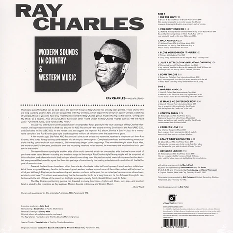 Ray Charles - Modern Sounds In Country And Western Music Limited Edition