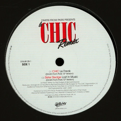 Chic & Sister Sledge - Le Freak / Lost In Music (Dimitri From Paris Mixes)