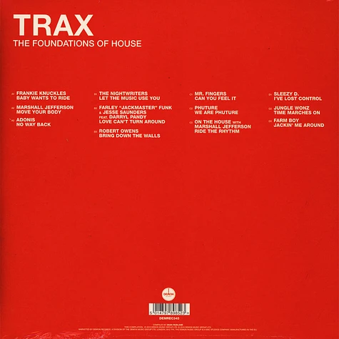 V.A. - Trax: The Foundations Of House
