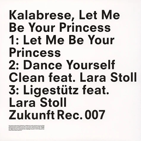 Kalabrese - Let Me Be Your Princess