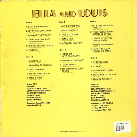 Ella Fitzgerald - Louis Armstrong - Ella And Louis