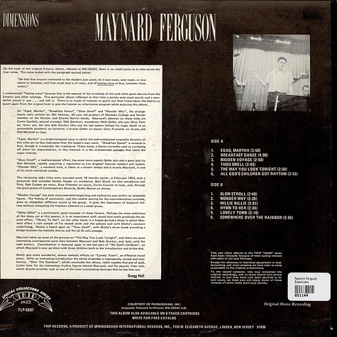Maynard Ferguson - Dimensions