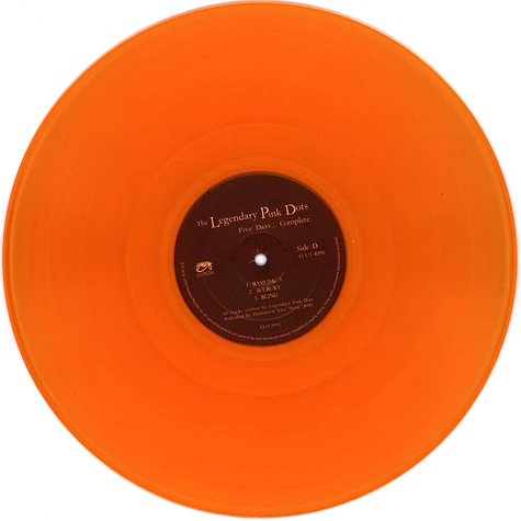 The Legendary Pink Dots - Five Days...Complete Orange Vinyl Edition