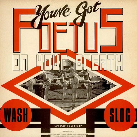 Foetus - Wash & Slog