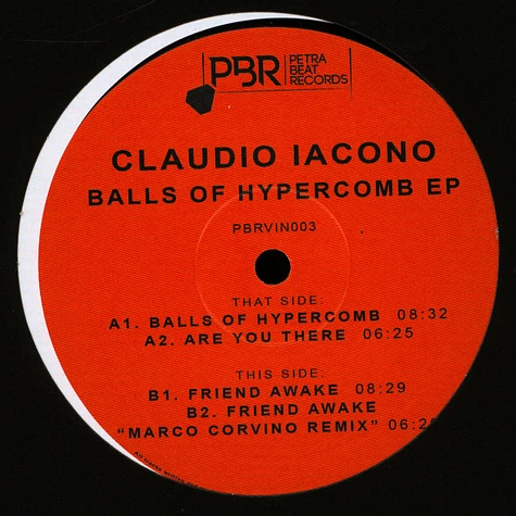 Claudio Iacono - Balls Of Hypercomb
