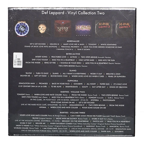 Def Leppard - The Vinyl Collection: Volume Two Limited LP Box