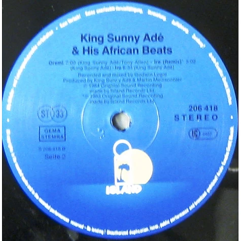 King Sunny Ade & His African Beats - Aura