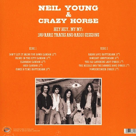 Neil Young & Crazy Horse - Hey Hey, My My: 1989 Rare Tracks And Radio Sessions