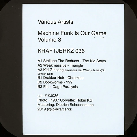 V.A. - Machine Funk Is Our Game Volume 3