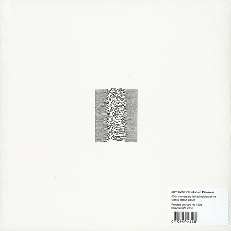 Joy Division - Unknown Pleasures 40th Anniversary Limited Red Vinyl Edition