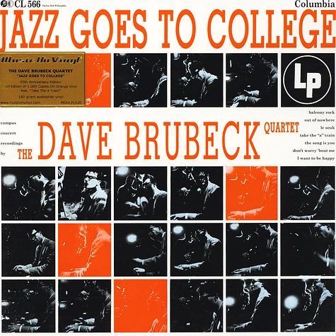 Dave Brubeck Quartet - Jazz Goes To College Colored Vinyl Edition