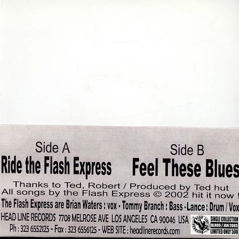 The Flash Express - Ride The Flash Express