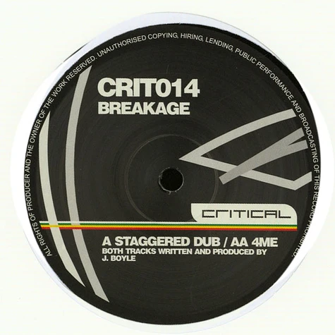 Breakage - Staggered Dub / 4Me
