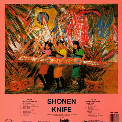 Shonen Knife - Pretty Little Baka Guy + Live In Japan!