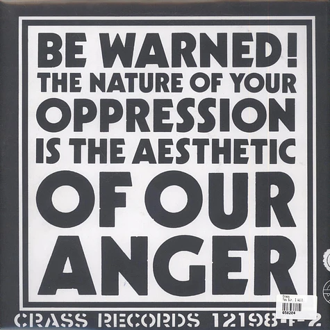 Crass - Yes Sir, I Will.